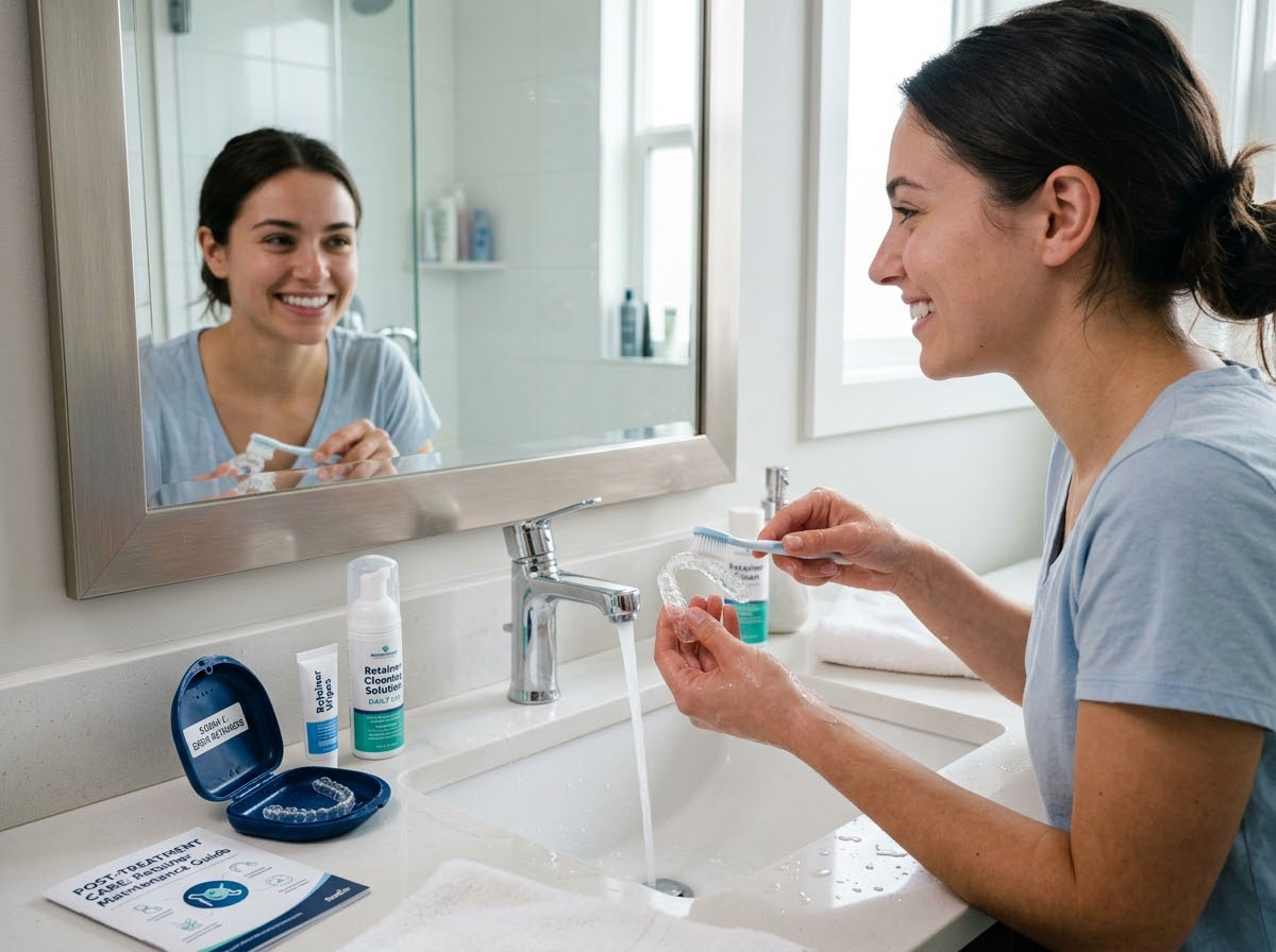 Retainers after orthodontic treatment