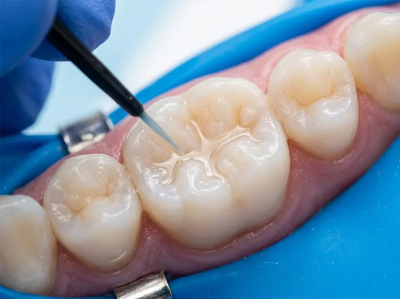 Pit and fissure restoration and sealants