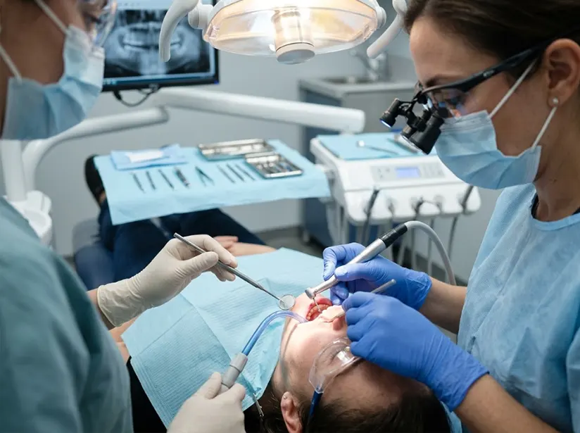 Minor dental surgical procedures for children