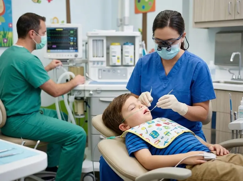 Dental treatment for children under general anesthesia