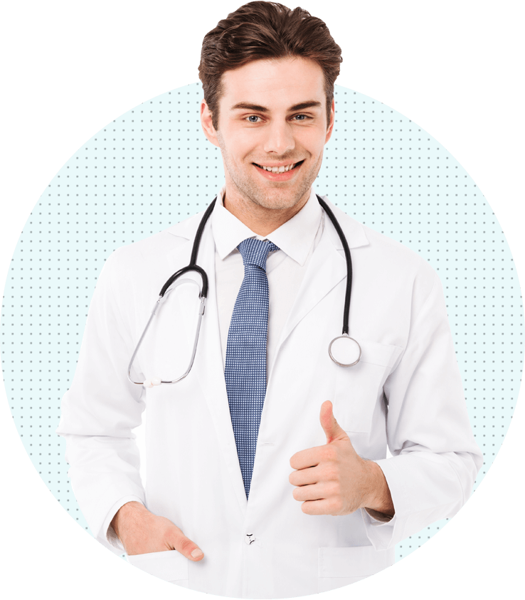 Friendly dentist welcoming patients for appointment at Gourav Dental Art